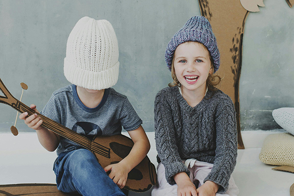 Kids play laughter